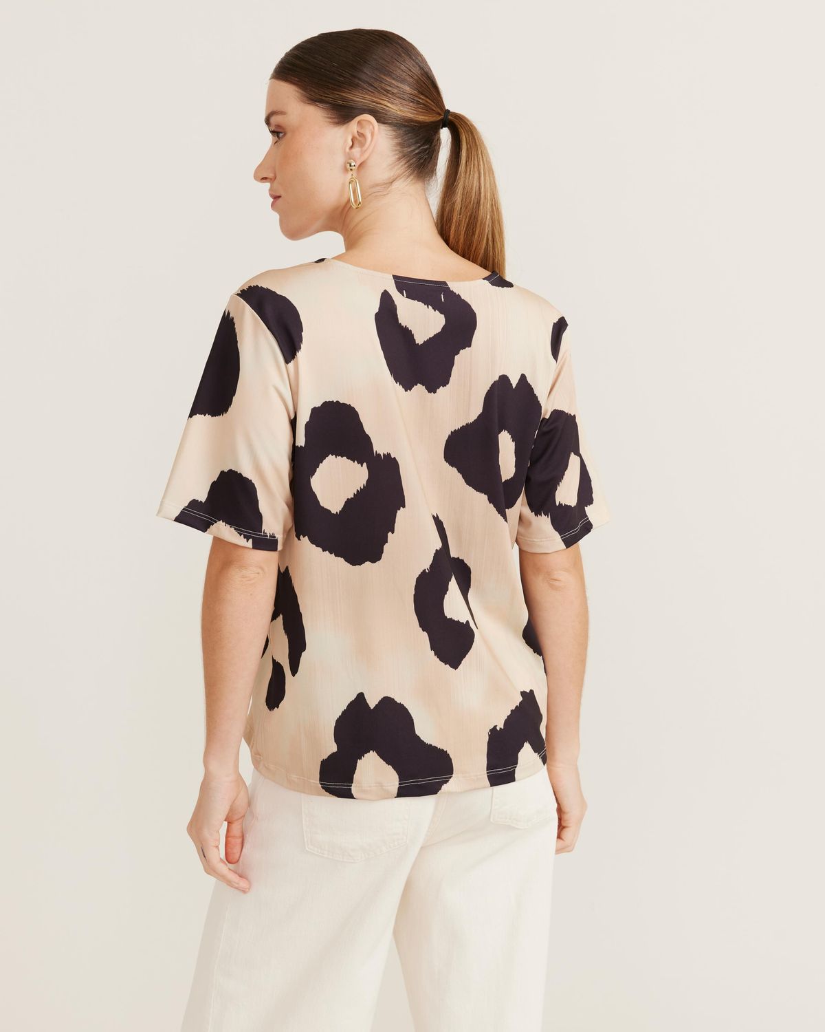 Blusa Estampada Toulouse - Areia