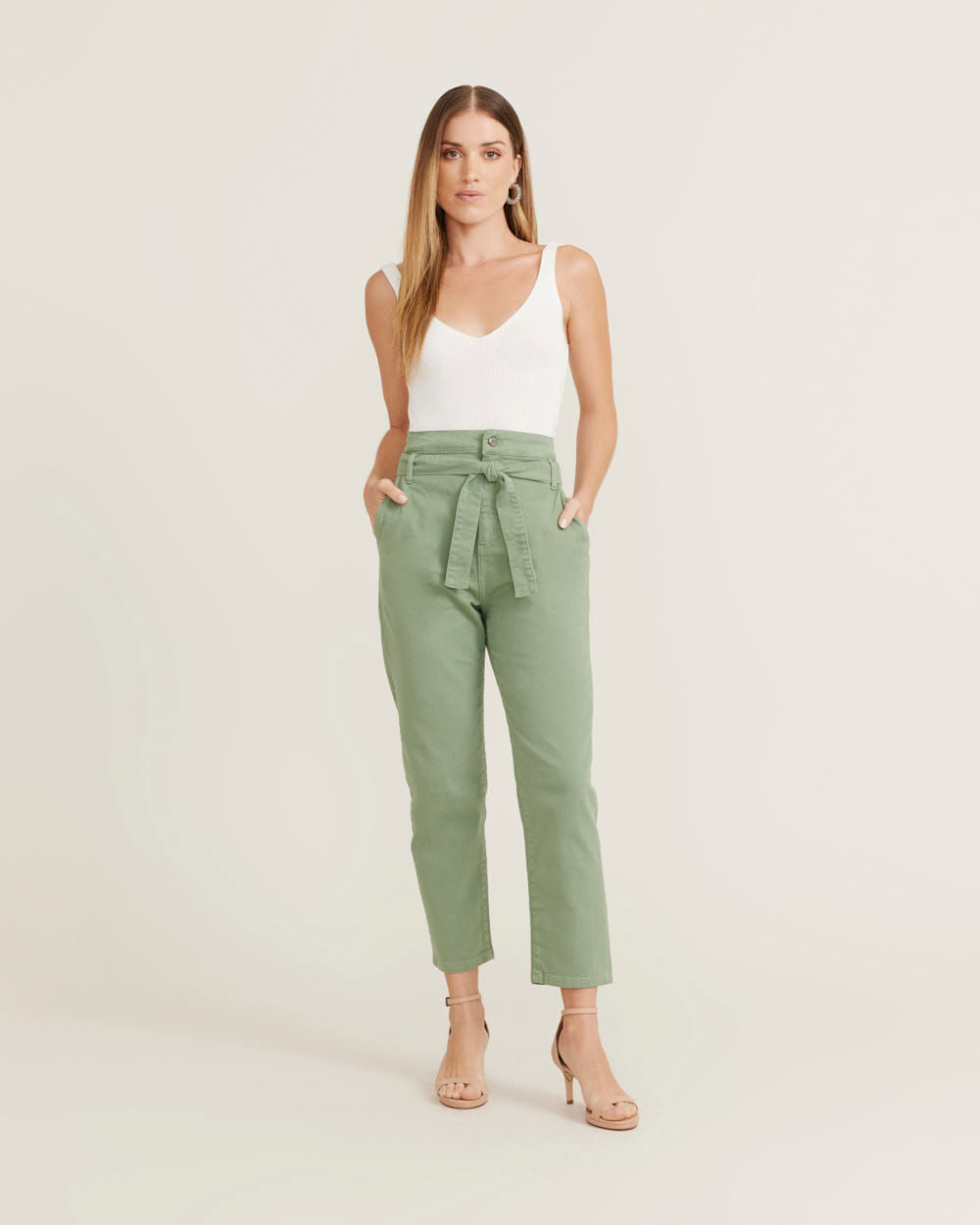 Calça Sarja Clochard - Verde Amsterda