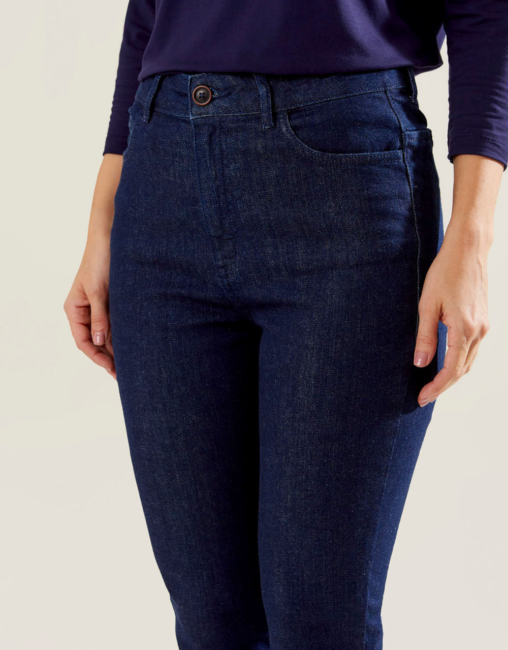 Calça Jeans Flare - Denim Escuro