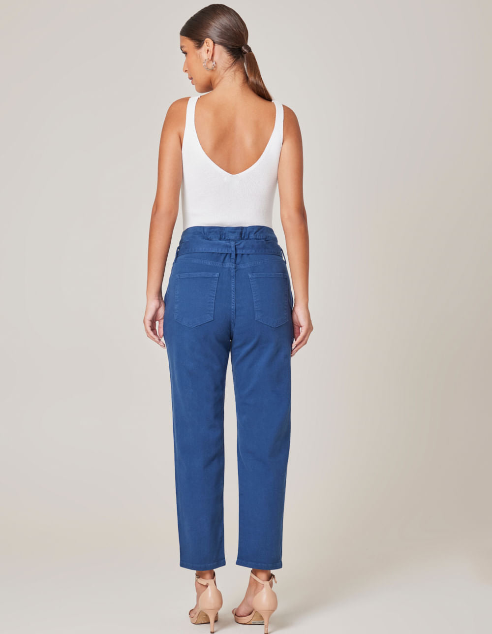 Calça Sarja Clochard - Azul Marinho